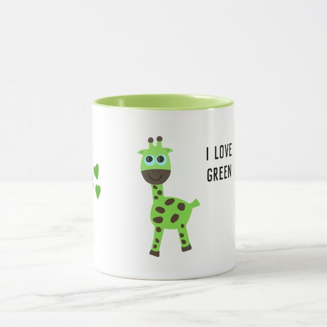 Grönt giraffe mugg (Center)