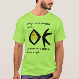 Grönt "Gleam in Öga" (bumerangerat) T Shirt