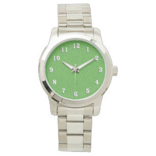 Grönt Glimmer Armbandsur