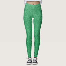 Grönt Glitter, Gnistra, Glitter Leggings