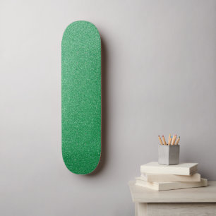 Grönt Glitter, Gnistra, Glitter Mini Skateboard Bräda 18,5 Cm