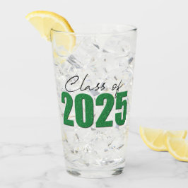 Grönt Glitter klass 2025 Glaskopp