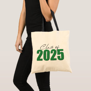 Grönt Glitter klass 2025 Tygkasse