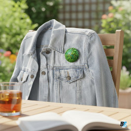 Grönt Globe "Spara Nature" Eco-Friendly Awareness Knapp