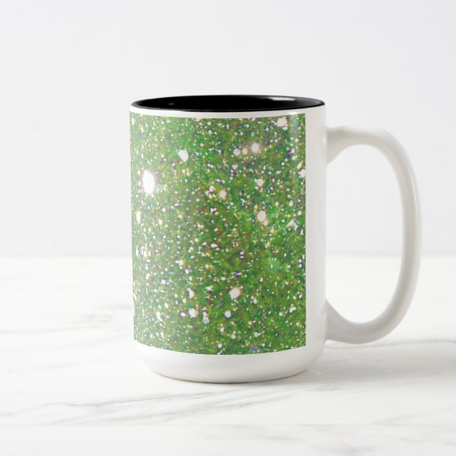 Grönt Gnistra 2 Toning Mugg (Höger)