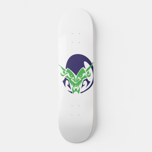 Grönt Goblin Mini Skateboard Bräda 18,5 Cm (Framsida)