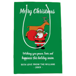 Grönt God jul African American Jultomten