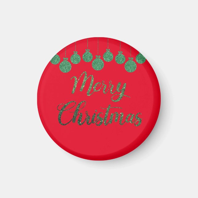 GRÖNT - GOD JUL MAGNET (Framsidan)