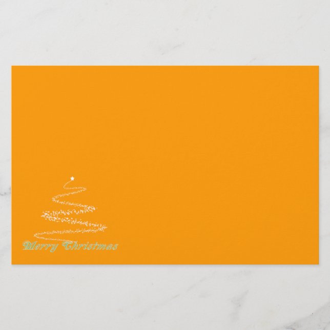 Grönt God jul-mall Brevpapper (Framsida)