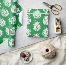 Grönt God jul Ornament Helgdag Presentpapper