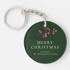 Grönt God jul Personlig Family