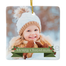 Grönt God jul Ribbon