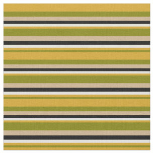 Grönt, Goldenrod, Light Gult, Black and Tan Tyg