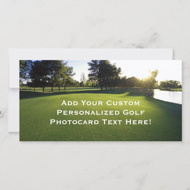 Grönt Golf Course at in Dawn (Framsida)