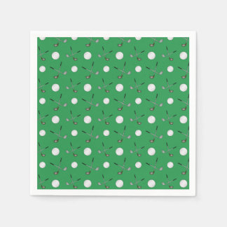 Grönt golf mönster pappersservett