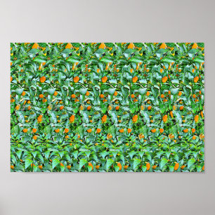 Grönt - Gömt 3D-utskrift Poster