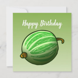 Grönt Gooseberry Fruit Kort