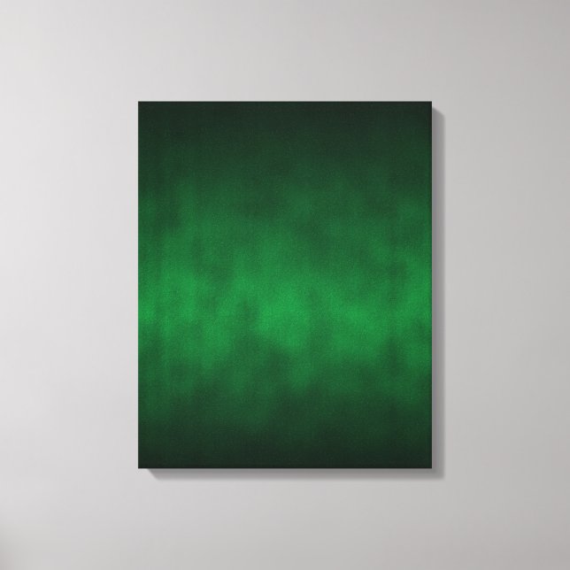 Grönt Gothic Ombre Background Art Canvastryck (Framsida)