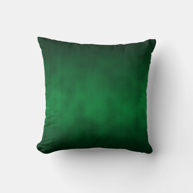 Grönt Gothic Ombre Background Art Kudde (Framsida)