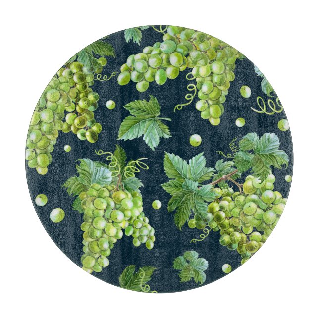 Grönt Graph: Watercolor Mörk Mönster (Framsidan)
