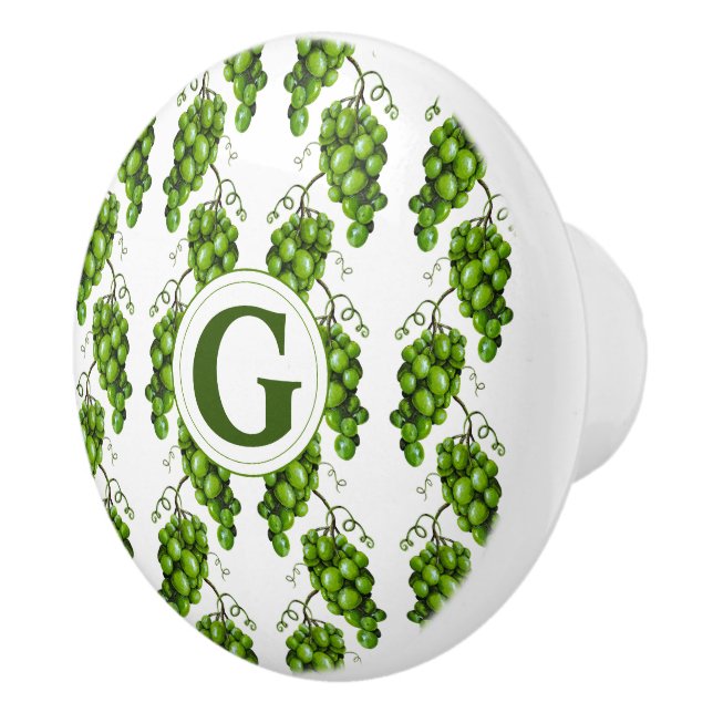 Grönt Graps Knob Knopp (Höger)