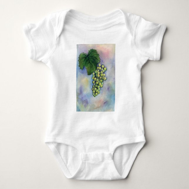 Grönt Graps Shirt Tröja (Framsida)