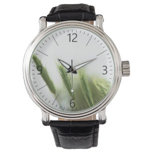 Grönt gräs armbandsur