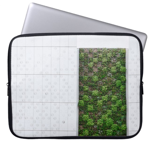 Grönt gräs laptop fodral (Framsidan)