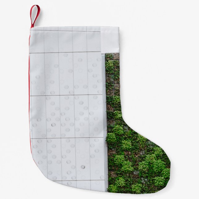 Grönt gräs liten julstrumpa (Framsidan)
