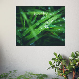 Grönt gräs poster