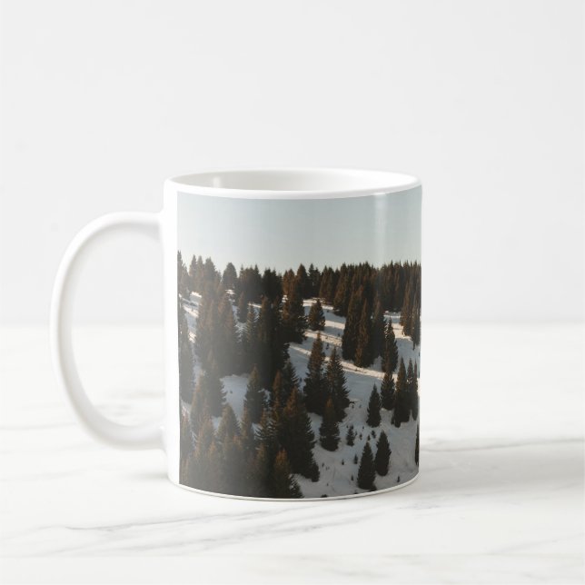 GRÖNT GRÄS TRÄD KAFFEMUGG (Vänster)