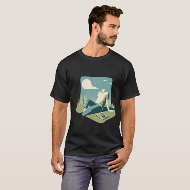 grönt gräs under solljus t shirt (Hel framsida)