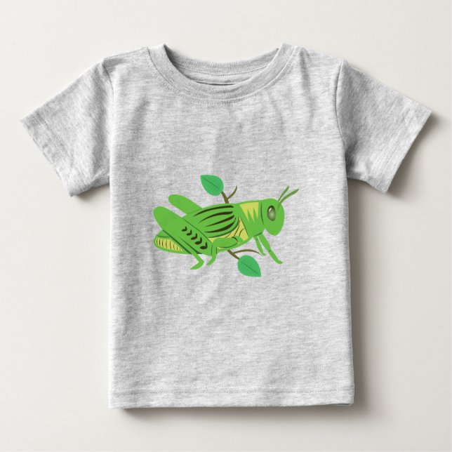 Grönt Grashopper Tee Shirt (Framsida)