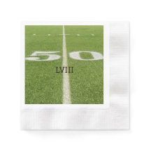 Grönt Grass 50 Yard Line Football Fält