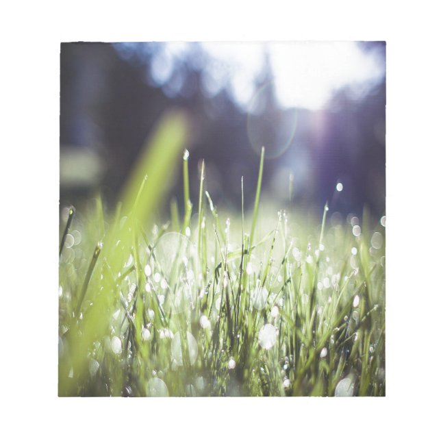 Grönt Grass Anteckningsblock (Framsida)
