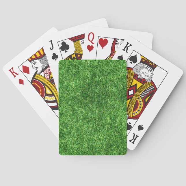 Grönt Grass Casinokort (Baksidan)