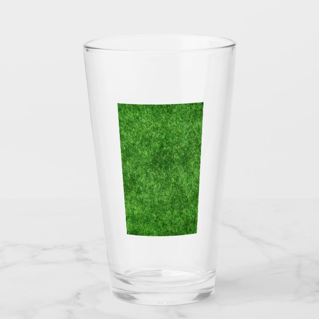 Grönt Grass Glaskopp (Framsida)