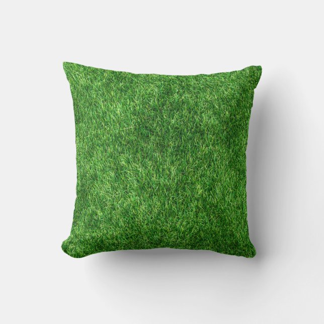 Grönt Grass Kudde (Framsida)