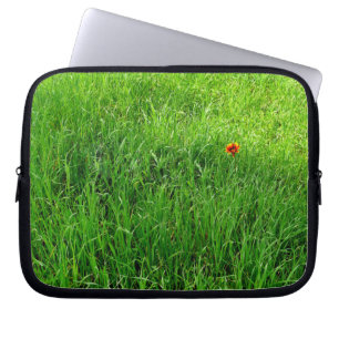 Grönt Grass Laptop Fodral