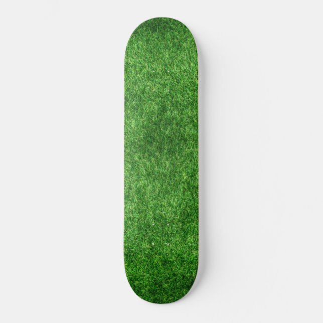 Grönt Grass Mini Skateboard Bräda 18,5 Cm (Framsida)