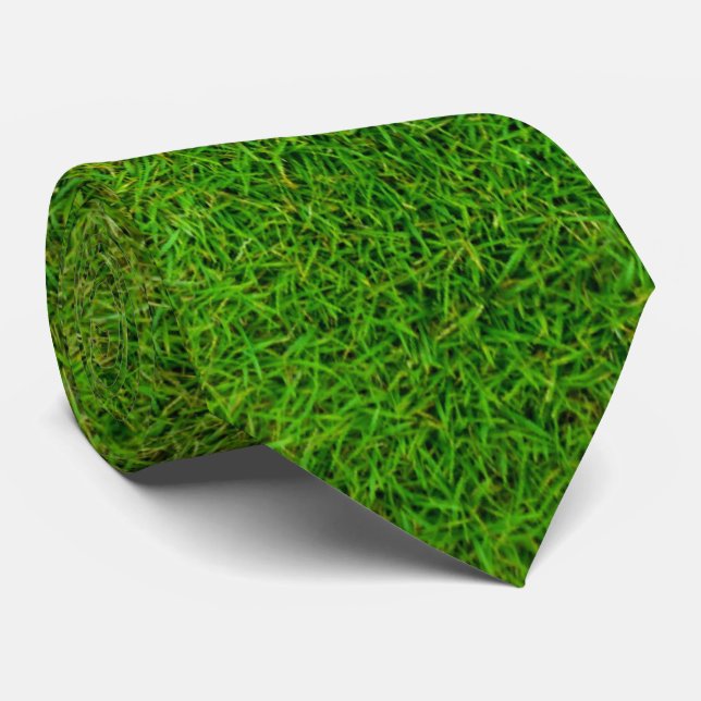 Grönt Grass Tie Slips (Rullad)