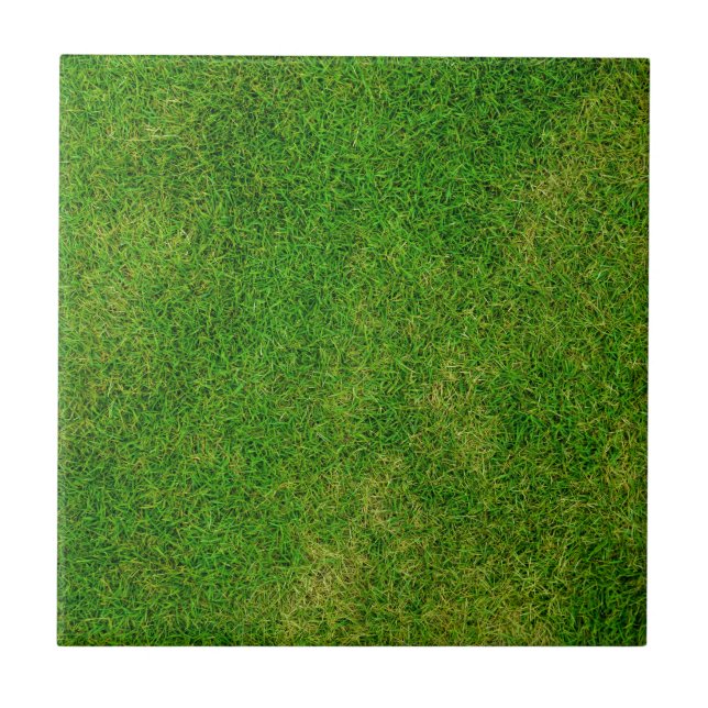 Grönt Grass Tile Kakelplatta (Framsidan)
