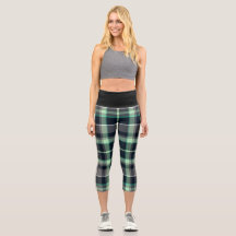 Grönt Grått Black Play Tartan Mönster