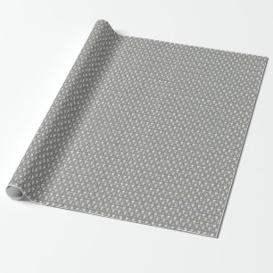 Grönt Grått Elegant Ditsy Blommigt Presentpapper