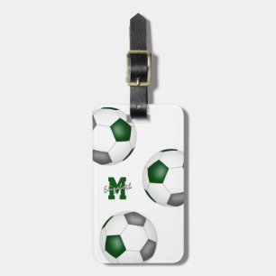 grönt grått soccer bag ID Flickor killteam färg Bagagebricka