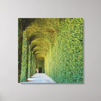 Grönt Greenhouse på utsträckt kanvastryck