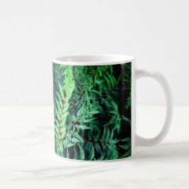 Grönt grenar kaffemugg