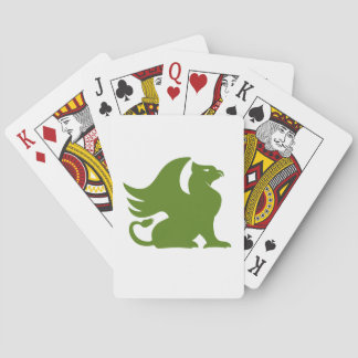 Grönt Griffin Casinokort