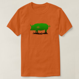 Grönt Gris T Shirt