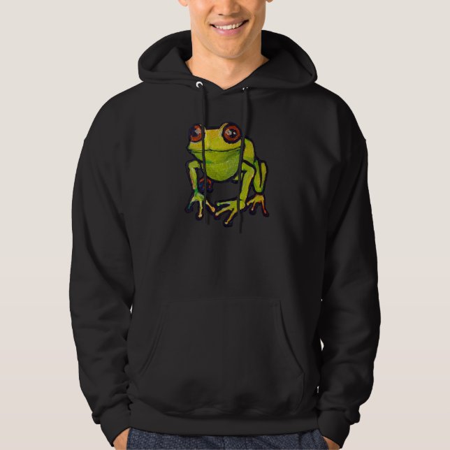 Grönt groda munkjacka (Framsida)